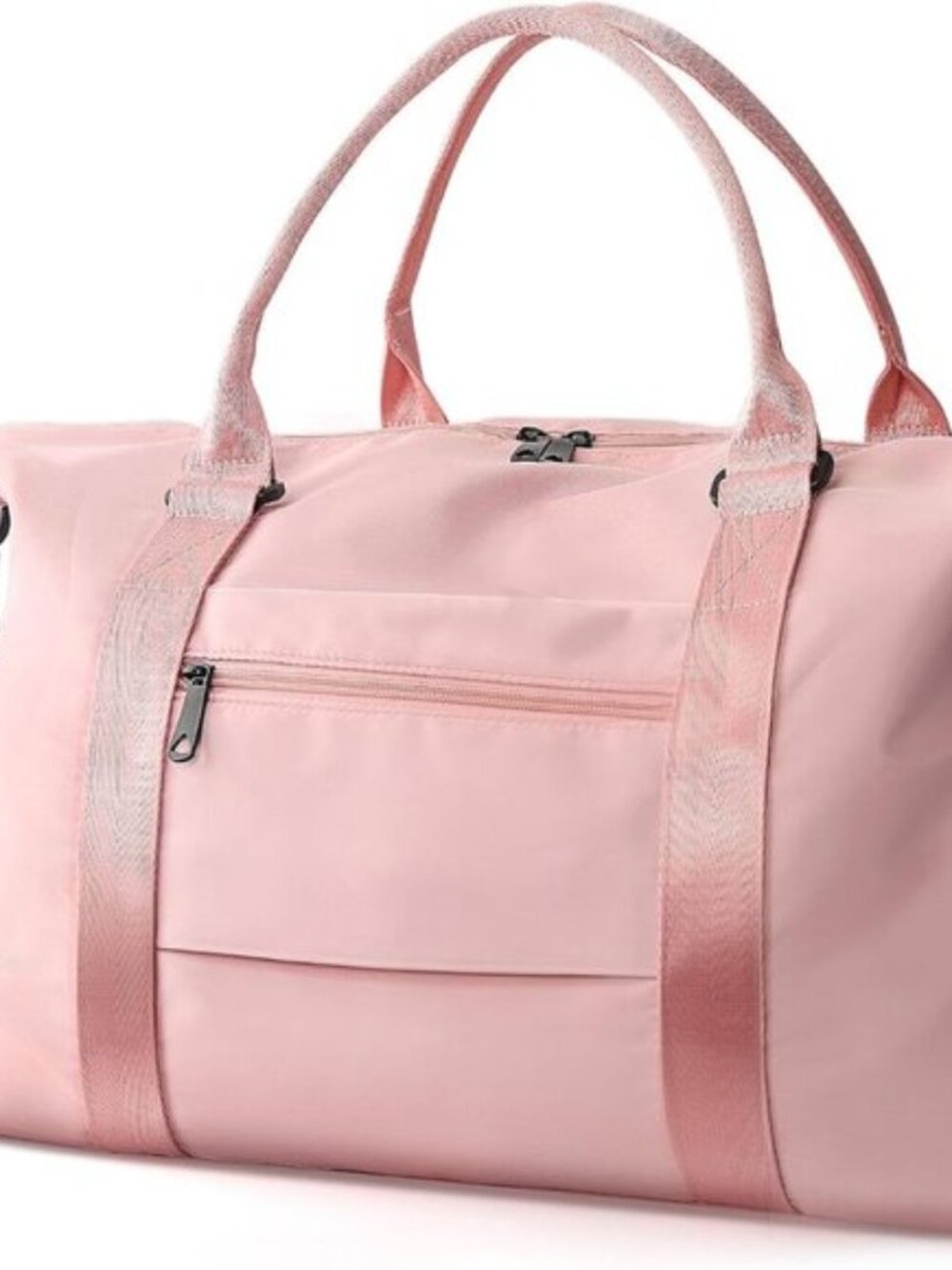 Coral Pink Travel Duffel Bag Carry On Weekender Waterproof Hospital Gym Bag